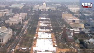 На инаугурации Трампа присутствовало гораздо меньше зрителей, чем у его предшественника