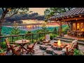 relaxing jazz piano u0026 scenic mountain views chill evening ambience for work study and relaxation