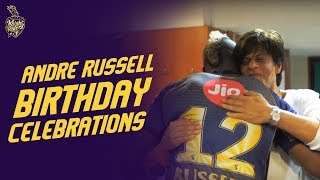 Andre Russell's Birthday Celebration | #IPL2019