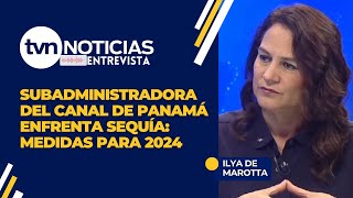 Subadministradora del Canal de Panamá se refiere a la sequía y las medidas previstas  en 2024