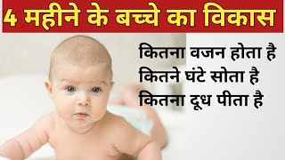 4 महीने के बच्चे क्या क्या करते हैं? 4 month baby development @ParentingIndia