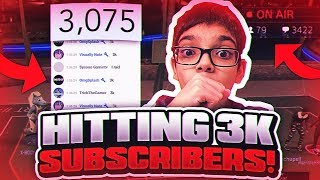 HITTING 3k SUBS ON MY BIRTHDAY LIVE REACTION🔥🙏🏽CRAZY REACTION!!