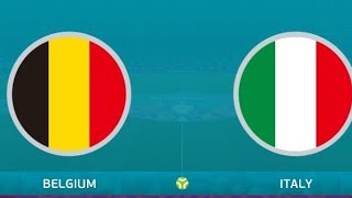 مباراة بلجيكا و ايطاليا