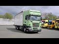 4k video of scania r440 6x2 a truck lkw by rhein trucks