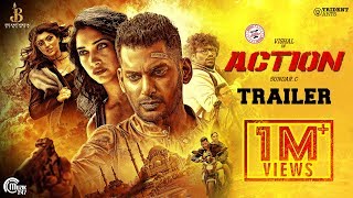 Action Telugu Trailer | Vishal, Tamannaah | Hiphop Tamizha | Sundar.C | Official