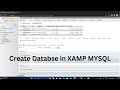 Create Database Using XAMPP Server/MYSQL |Updated 2023|