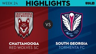 8.26.2023 |Chattanooga Red Wolves SC vs. South Georgia Tormenta FC - Game Highlights