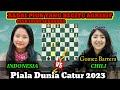 PION IRENE MENGAMUK DI PIALA DUNIA CATUR 2023 ⁉️ Irene Karisma Sukandar vs Gomez Barrera #catur