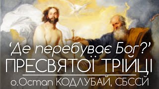 'ДЕ ПЕРЕБУВАЄ БОГ?' • Пресвятої Трійці • о.Остап КОДЛУБАЙ, СБССЙ