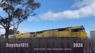 5MP1 - ACD6051-ACD6055 \u0026 crew car (Aurizon) Murgheboluc - Australian Trains by Raysha1811