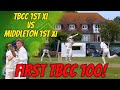 FIRST TBCC 100! | TBCC 1st XI vs Middleton 1st XI | Cricket Highlights