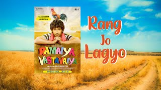 Rang Jo Lagyo - Atif Aslam, Shreya Ghoshal | Ramaiya Vastavaiya | Full Song