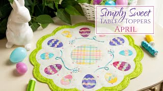 Simply Sweet Table Toppers - April | a Shabby Fabrics Tutorial