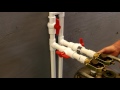 system bypass demonstration single tank service