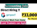 Accounting Jobs | Bulk Hiring | BCom students can Apply.