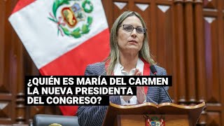 Conoce la vida política de María del Carmen Alva, la nueva presidenta del Congreso