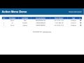 jQuery and CSS based hover menu