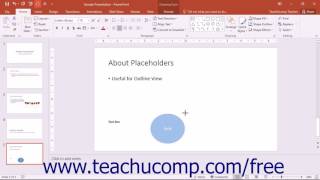 PowerPoint 2016 Tutorial Basic Object Manipulation Microsoft Training