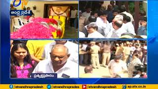 Harikrishna Death | Political Leaders Pay last Respects | Minister Somireddy and Others | Hyderabad