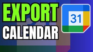 How to Export Your Google Calendar in SECONDS!