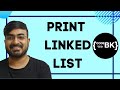 How to Print a Linked List in Java | Data Structures Tutorial