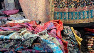 Luxury ZARI KANI SHAWLS | end of season sale | Elegant pashmina shawls from Kashmir wholesale market