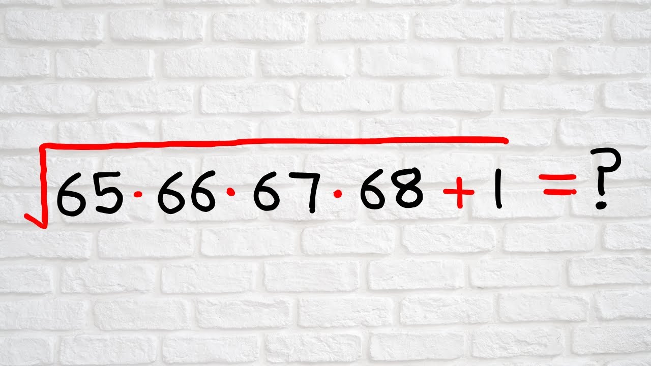 China A Nice Square Root Algebra Problem Math Olympiad Youtube