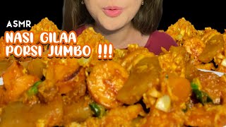 ASMR NASI GILA PORSI JUMBO BENER BENER GILA ENAKNYA😋 | ASMR INDONESIA