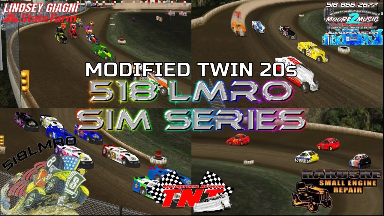 518 LMRO Sim Series Week 2: Modified Twin 20's - YouTube