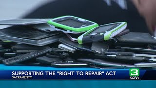 Environmentalist push California lawmakers to pass “Right to Repair” act