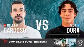 Willian Cardoso vs. Yago Dora - Round of 32, Heat 10 - Rip Curl Pro Bells Beach 2019