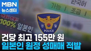 '한국 원정 성매매' 일본 여성들 검거…건당 최고 155만 원 [MBN 뉴스센터]