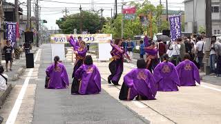 よさこい舞遊団　華舞姫　住吉まつり2018 パレード会場 japanese festival yosakoi in sanyouonoda