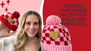 Crochet a Sweetheart Hat for Child \u0026 Doll