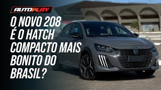 O NOVO PEUGEOT 208 é o hatch compacto mais bonito do Brasil? Auto Play