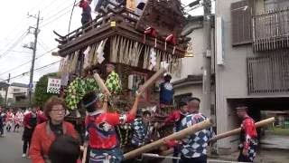 佐原の大祭2016秋　楽日　曳き廻し　仲川岸区