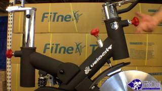 How to rent and review of Fitnex X Velocity spin bike, indoor cycle.