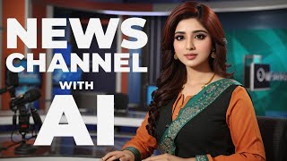 How To Create A News Channel With AI || AI News Video Generator || AI Lip Sync || No voice No Face