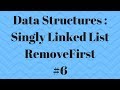 LinkedList in Java for Beginners Part 6 : RemoveFirst Method