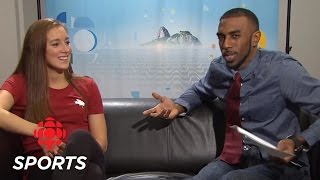 Swimmer Emily Overholt with Anson Henry | CBC Sports