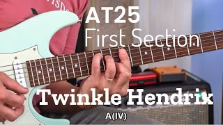 Guitar Wisdom: Twinkle-Twinkle with Hendrix -Style Fills (AT25 - First Section)