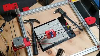 It works! The 2D Plotter can now move in both the X and Y directions without getting Caught