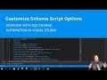 Customize Schema Scripting in SQL Change Automation in Visual Studio