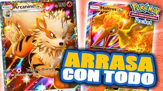 ¡Nadie Aguanta Este Mazo de Arcanine EX en Pokémon TCG Pocket!