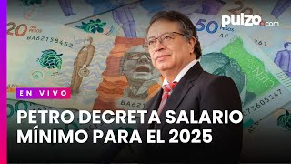 Salario Mínimo 2025 en Colombia: Gobierno anuncia aumento por decreto | Pulzo