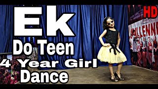 Ek Do Teen Dance 4 Year Girl " Baaghi - 2 " Choreography by || Amit Kumar ||