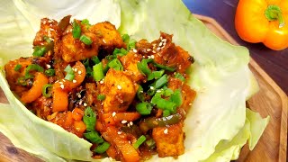 Crispy Golden Tofu Stir Fry - Tasty, Healthy Recipe in Minutes / Vegan Recipe |  टोफू स्टर फ्राई