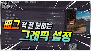 👀 배그 적이 잘~ 보이는 그래픽 설정! 한 번 확인해보세요 :)ㅣLossie PUBG