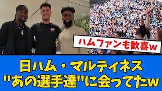 【再会】マルティネス”あの選手達”に会っていたwwwハムファン大盛り上がり!!!【プロ野球反応集】【2chスレ】【5chスレ】