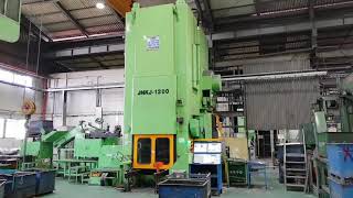 JNH PRESS 1200TON KNUCKLE PRESS FOR BEVEL GEAR COLD FORGING